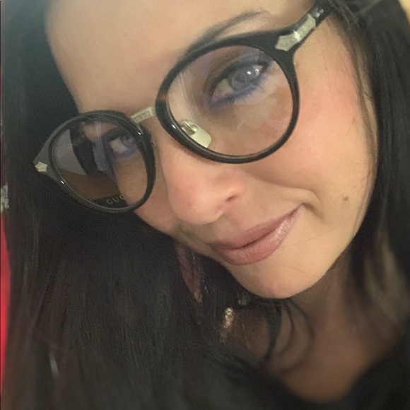 Authentic GUCCI 50 Round Acetate/Titanium opt.glas